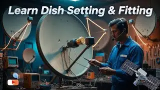 Learn Dish Setting & Fitting Step by Step | Satellite Workshop Training | Khayali TV