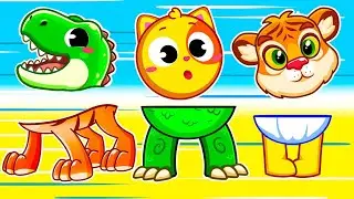 Find My Body Parts 💪🏻🦶🏻🦷👀 SUBSCRIBE for Funny Kids Songs & Nursery Rhymes&hearts;️
