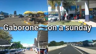 Gaborone Botswana On A Sunday || Drive With Me