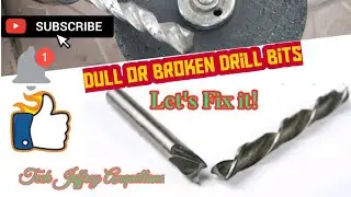 HOW TO FIX DULL OR BROKEN METAL DRILL BIT