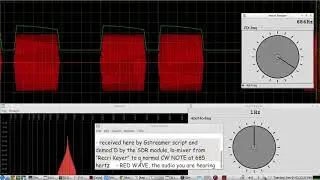 TX/RX CW over ip on the ELF Band - TX CW at a frequency of 1 hz - use SDR to demodulate 1hz to 685hz