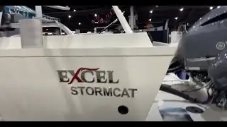 Excel StormCat 2024 Catfish Super Boat at Catcon, Louisville Kentucky