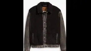 Black Levi's Sherpa Panel Trucker Jacket *UNBOXING*