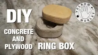 Making a Concrete and Plywood Ring Box with Basic Tools