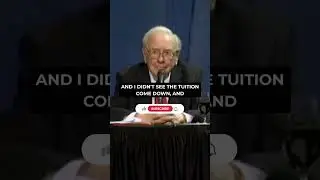 Crazy!! Warren Buffett Explains Why College Is A Scam #shorts