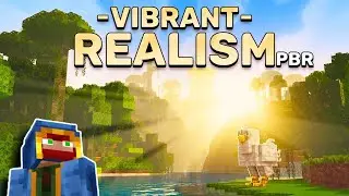 Обзор Vibrant Realism PBR! - Супер-пупер графика?! Пакет Vibrant Visuals для Minecraft Bedrock