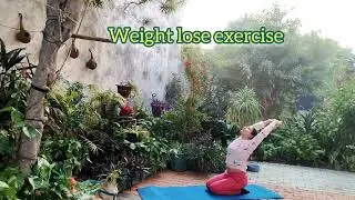 weight lose exercise (shweta tyagi yoga mom) #fitness #flexibility #weightloss #bharat#ॐ #yoga