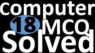 Computer MCQs- With Answers - PPSC NTS SBI UPPS IBPS FPSC- YOUTUBE
