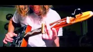 MJN on homemade guitar