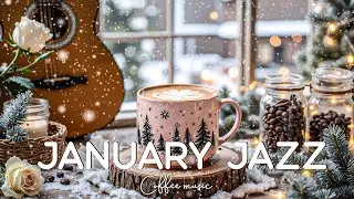 Winter Coffee Jazz ❄️ Smooth Piano Vibes | Soft Background Music for Peaceful Café Time