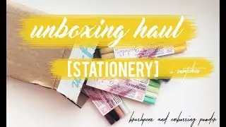 Unboxing Haul - Stationery | cllalagram