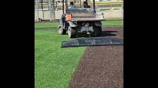 8 ft sweeper in action