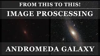 [EP.00, No sound] ANDROMEDA GALAXY (M31) Image Processing by Siril (Untracked Data)