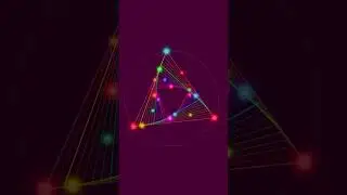 This rotating triangle pendulum wave is soothing! #satisfying