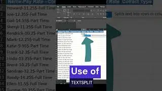 Extract text from a text string using the TEXTAFTER, TEXTBEFORE, TEXTSPLIT func. in excel #ytshorts