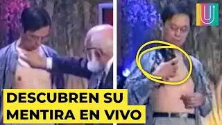 Desenmascararon su farsa en vivo y en directo…