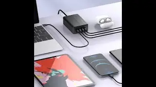 LDNIO USB C Charger, LDNIO 65W 4-Port Desktop USB Charger Station with PD+QC3.0