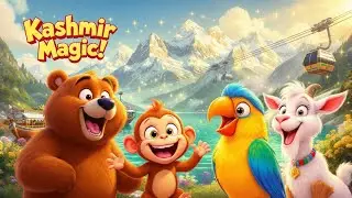 Animals Travel to Jammu & Kashmir 🐻🐒❄️ | Funny Travel Story