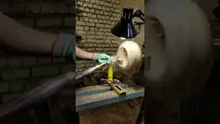 Handturned Oleaster Burl Bowl with Base | Live Edge Finish | 100% Natural Oil
