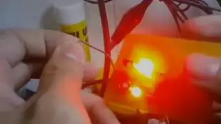 LED Flashing using transistor