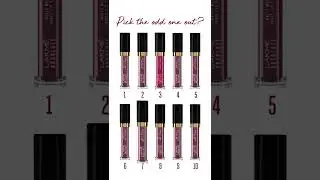 Try our Absolute Matte Melt Liquid Lip Colour! Can you guess the odd one out? Comment below