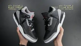 Which pair is better? Air Jordan 3 x Levi's Black White or the Cement 3?