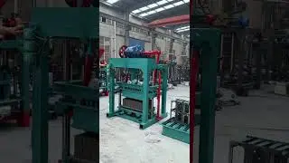 Fully automatic hollow brick concrete electric press brick machine equipment, brick making machinery