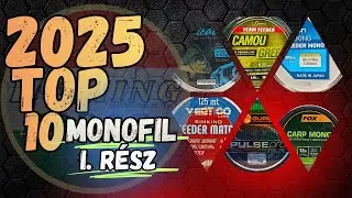 🎣 TOP 10 legmegbízhatóbb monofil horgász zsinór 2025-ben! – Stabilitás alapján rangsorolva I. Rész
