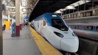 Riding the southbound Acela from Newark, NJ Penn Station (NWK) to Washington, DC Union Station (WAS)