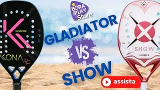 COMPARATIVO RAQUETE BEACH TENNIS - SHOW x GLADIATOR