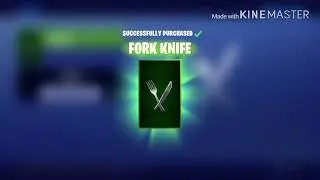*NEW* FORTNITE PICKAXE &ldquo;FORK KNIFE&rdquo;!!!