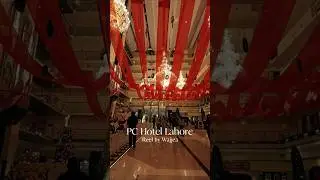 A softer season at PC Hotel Lahore ✨Warm lights, elegant d&eacute;cor, and a calm festive mood. #lahore