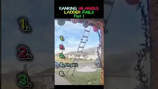 Ranking Hilarious Ladder Fails Part 1 #funny #fail