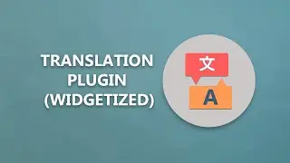 Translation Plugin (Widgetized)