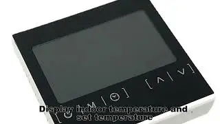 Touch Screen LED Fan Coil Unit for Central Air Conditioning Programmable AC Thermostat
