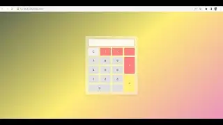 ASMR Programming  - Create a Calculator App with HTML, CSS, Javascript - NO TALKING
