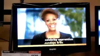 Crazy glitching tv at Walmart