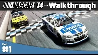 NASCAR 14 Game: Career Mode Walkthrough Part 1 - Daytona 500 (PC Gameplay)