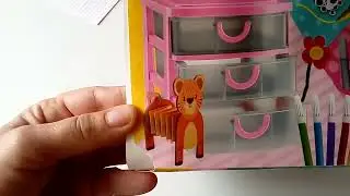 Co nieco z ACTION i kartka POP  UP na urodziny dziewczynki