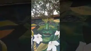 Mural que realic&eacute; en Puerto Lim&oacute;n. MUJERES TRABAJANDO ALTO VOLTAJE #ecuador #mural #art #fyp #artist
