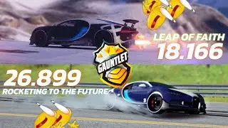 (for Gauntlet)Chiron | Leap of Faith 18.166 | Rocketing To The Future 26.899 - Asphalt Legends Unite