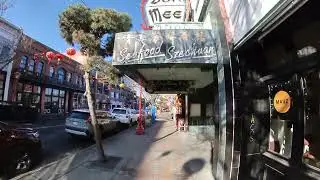 Dragon Alley, Chinatown, Victoria BC, March 2022