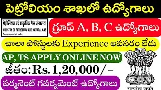 Petroleum and Natural Gas Department Group A B C Jobs Recruitment 2025 || Oil India Limited Jobs