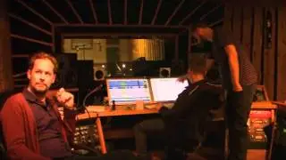 Sonny M&oslash;ller i studiet