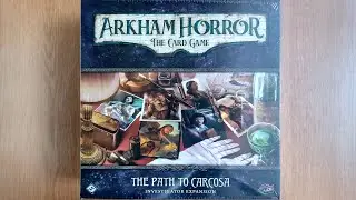 Path to Carcosa Investigator Expansion Unboxed in 60ish seconds Arkham Horror the card game