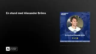 En stund med Alexander Br&ouml;ms