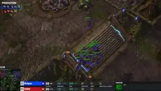 StarCraft 2 - ZvZ Muta vs Muta Infestor