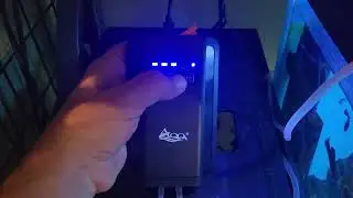 Rechargeable air pump for fish tanks