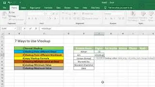 7 Ways to Use Vlookup