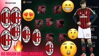 AC MILAN ICONIC KAK&Aacute; -GULLIT -RONALDINHO -INZAGHI -VAN BASTEN -MALDINI -RIJKAARD PES21!